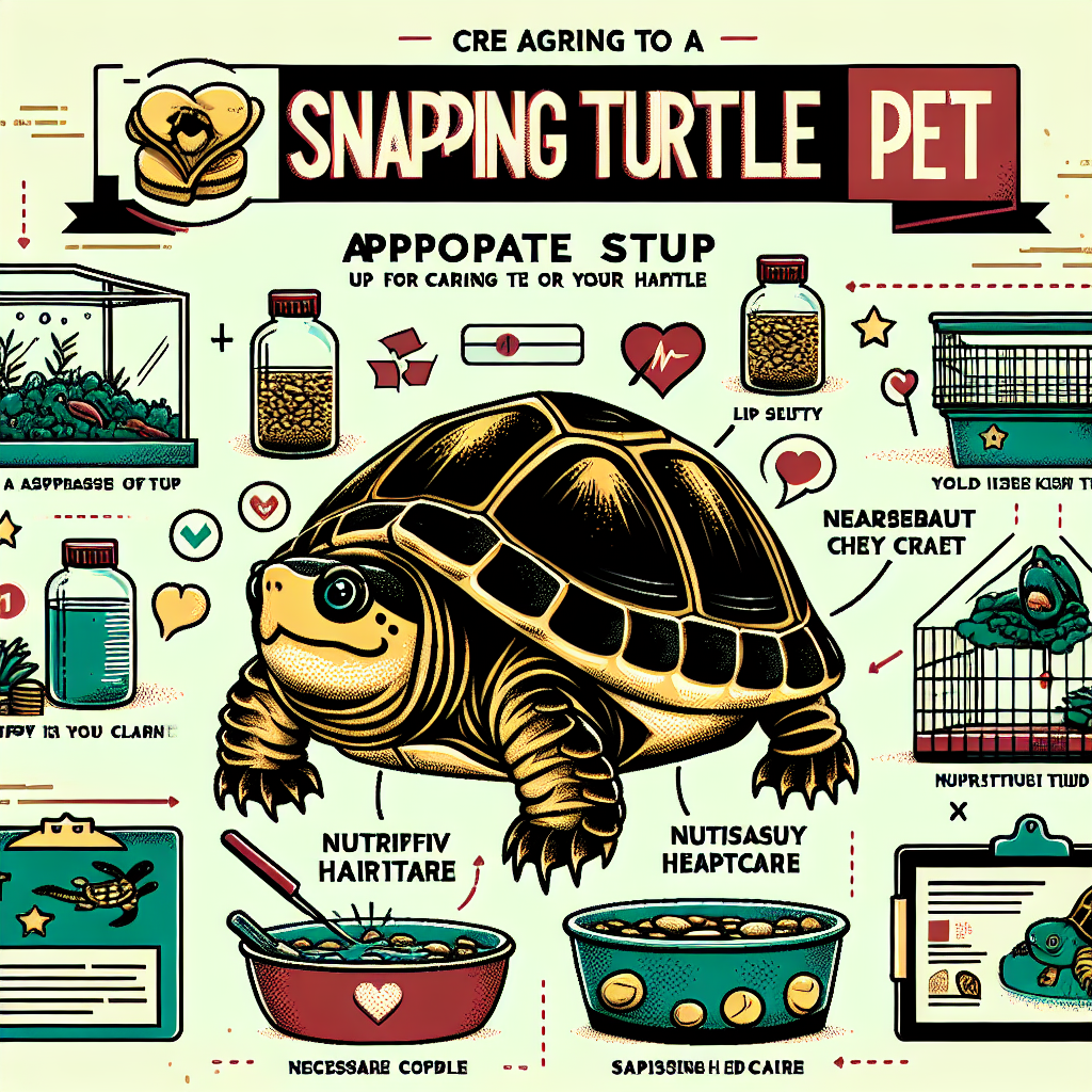 How To Take Care Of A Snapping Turtle