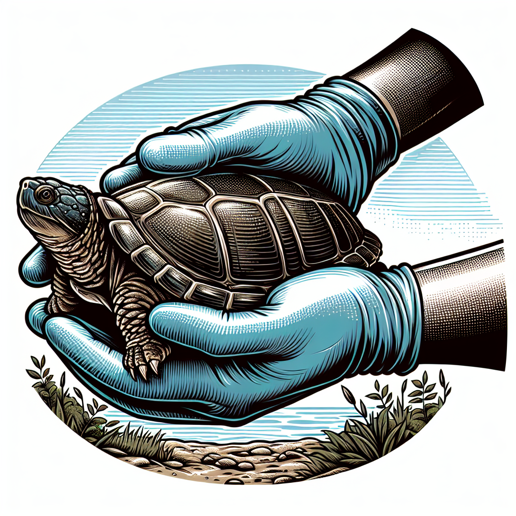 How To Hold Snapping Turtle